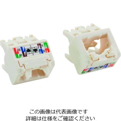 パンドウイット MiniーCom TX6PLUSモジュラージャック用上下45度キャップ オフホワイト 10個入り CJUDCAPIWーX（直送品）