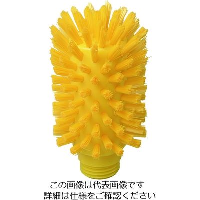 バーテック バーキュートプラス ボトルブラシ ヘッド 70mm 黄 BCPーB70Y HACCAP対応 69471314 1本(1個)（直送品）