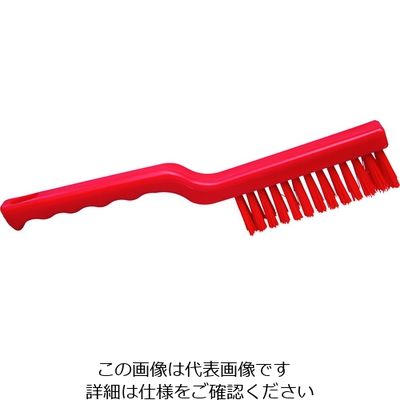 バーキュートプラス メンテナンスブラシ 赤 BCPーMBR HACCAP対応 275×20×厚さ30mm 69501533 1本(1個)（直送品）