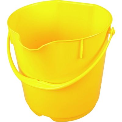 バーテック バーキュートプラス カラーバケツ 15L 黄 BCPーCB15Y 69801014 1個 195-3995（直送品）