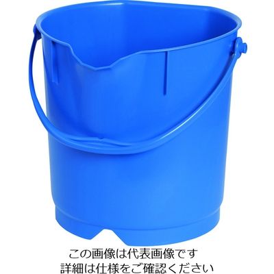 バーテック バーキュートプラス カラーバケツ 9L 青 BCPーCB9B 69801022 1個 195-3998（直送品）
