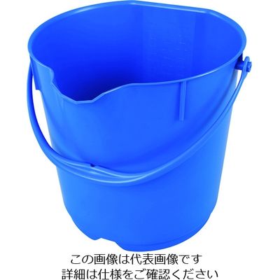 バーテック バーキュートプラス カラーバケツ 15L 青 BCPーCB15B 69801012 1個 195-3993（直送品）