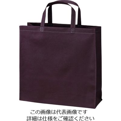 エーワン ベーシックトート100 小 ダークブラウン LC0550AG20 1袋(20枚) 206-4621（直送品）