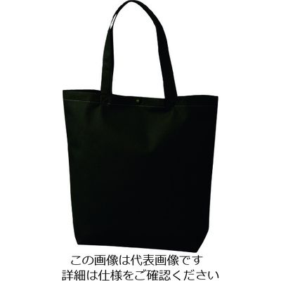 エーワン カジュアルトート A4縦 黒 LC0530AB20 1袋(20枚) 206-4650（直送品）