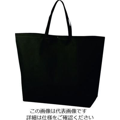 エーワン カジュアルトート 特大 黒 LC0534AB10 1袋(10枚) 206-4656（直送品）