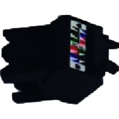 PANDUIT かんたん成端モジュラープラグ アングル型(上下45度)用ワイヤーキャップ 10個入り CPUDCAPBLーX 1袋(10個)（直送品）