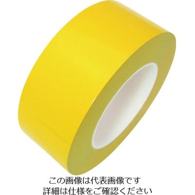 日東電工 日東エルマテ ラインテープEーCR(BC) 0.16mm×50mm×50m 黄 E-CR50Y 1巻 208-2878（直送品）