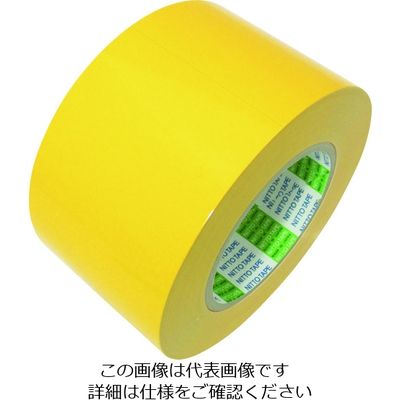 日東電工 日東エルマテ ラインテープ EーSD(BC) 0.16mm×100mm×50m 黄 E-SD100Y 1巻 208-3462（直送品）