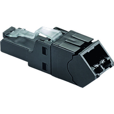 PANDUIT LANコネクタ CAT6A 簡単成端モジュラープラグアングルタイプ FPUD6X88MTG 1袋(1個)（直送品）