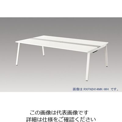 ナイキ 大型ベンチテーブル (基本型) (両面タイプ) RXFN2014K-WH 1台 213-7723（直送品）