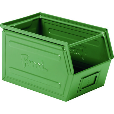 Fami 【売切廃番】 メタルパーツバスケット グリーン 12.5L 外寸200×350×200 FLS41000002 1個（直送品）