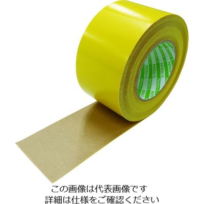 日東電工 日東エルマテ 日東エルマテリアル 粗面ラインテープLS 0.91mm×75mm×10M 黄 SLT-75Y 1巻 207-2574（直送品）