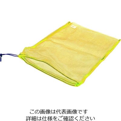 トラスコ中山 TRUSCO メッシュ袋 小 1枚入 39X55cm 目合4mm 黄 MH-S-1-Y 1枚 206-7142（直送品）