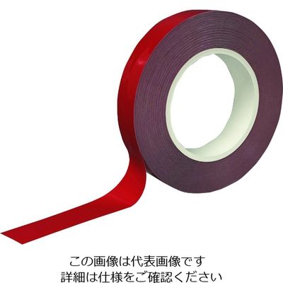 ニトムズ 耐久ラインテープDLTーNEO25x50赤 Y6055 1巻 193-1956（直送品）