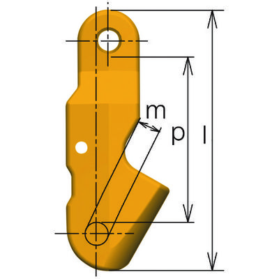 キトー チェンスリング カナグ部材(ピンタイプ) ショートニングクラッチVWW 基本使用荷重1.1t VWW06 1個 208-5019（直送品）