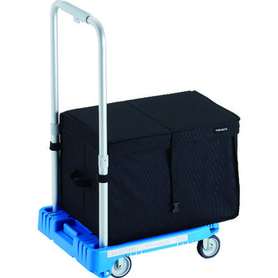 トラスコ中山 TRUSCO 樹脂台車 カルティオミニ weego 省音車輪 ブルー THB付 WP-2G-B-THB 1台 194-8175（直送品）