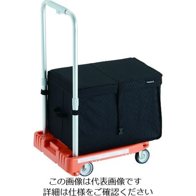トラスコ中山 TRUSCO 樹脂台車 カルティオミニ weego 省音車輪 オレンジ THB付 WP-2G-OR-THB 1台（直送品）