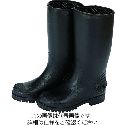 トラスコ中山 TRUSCO 防寒レインブーツ ブラック LL TR100MU-BK-LL 1足 195-1358（直送品）