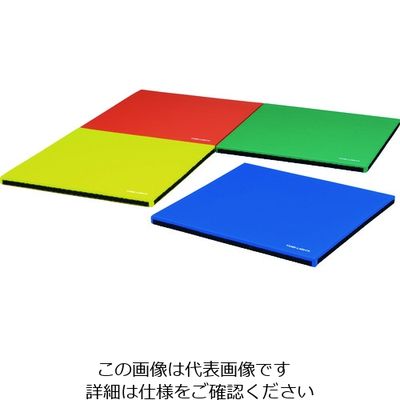 トーエイライト プレイランドマット90×90 赤 T2799R 1枚 208-1225（直送品）