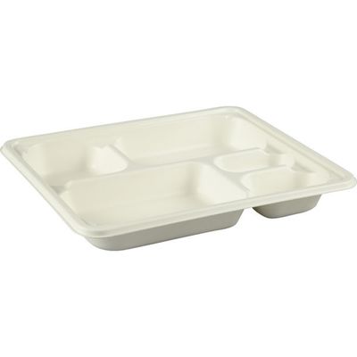 パックスタイル WB麦バガス弁当 24ー20A ラミ 300枚(50×6) 653880 1ケース(300枚入(50枚×6袋))（直送品）