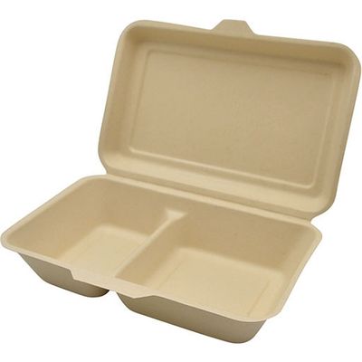 パックスタイル WB麦バガスランチトレー240ー150ー2 ラミ 500枚(50×10) B002 1ケース(500枚入(50枚×10袋))（直送品）