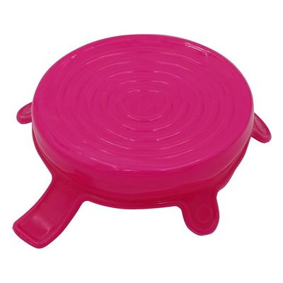 DWK Life Sciences フラスコ用シリコンリッド φ84~116mm ピンク 291103111 1枚 4-2026-07（直送品）