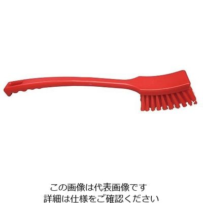 バーテック ハンドブラシ(長柄) バーキュートプラス 線型0.3 ソフト 赤 BCP-NSR 1個 2-5828-38（直送品）