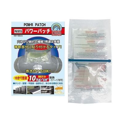 ユニテック 補修材 パワーパッチ 4-1369-01 1個（直送品）