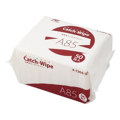 アズワン キャッチワイプ 高吸収エンボスワイパー 85g 50枚入 A85 1袋(50枚) 4-1304-03（直送品）