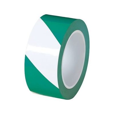 アズワン ラインテープ 緑/白 50mm×33m 1巻 1-4763-28（直送品）