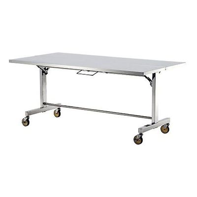 テックサス 折りたたみ式ステンレス作業台 ダブル FT-W1890D 1台 4-1961-06（直送品）
