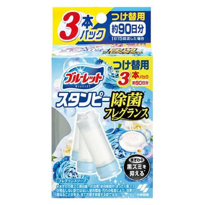 小林製薬 ブルーレットスタンピー除菌フレグランスつけ替え用 ソープ 4987072056981 1セット(18個:3個×6箱)（直送品）