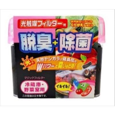 ライオンケミカル マジックフィルター炭活冷蔵庫・野菜室用脱臭剤 4900480227354 1セット(140G×54)（直送品）