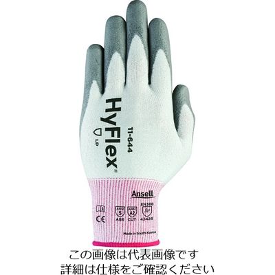 アンセル・ヘルスケア・ジャパン Ansell 耐切創手袋 ハイフレックス 11ー644 グレー Lサイズ 11-644-9 1双（直送品）