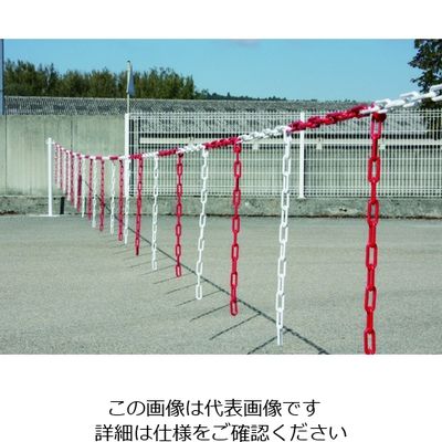 NOVAP 注意喚起プラチェーン バリアチェーン イエロー/ブラック 10m 1360143 1巻 207-4741（直送品）