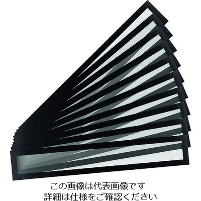 TARIFOLD PVCマグネットフレーム(ヘッダー)A2用 10枚入り ブラック 195227 1セット(10枚) 195-1801（直送品）