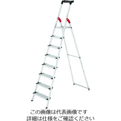 長谷川工業 ハセガワ 上枠付踏台 Lー80 8ステップ(17777) L80-8 1台 177-7239（直送品）