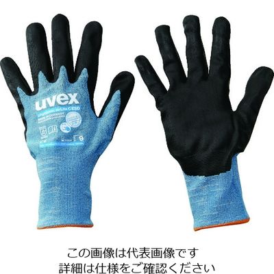 ウベックス UVEX 耐切創手袋 フィノミック エアライト C ESD XL 6008470 1双 206-7440（直送品）