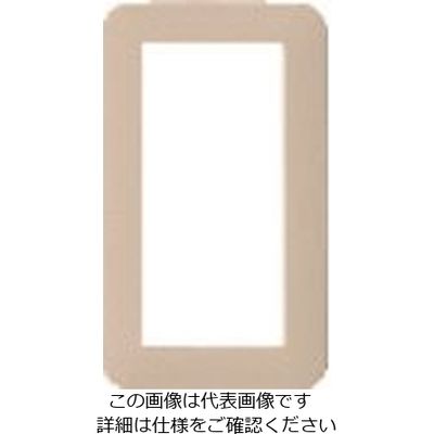 パナソニック Panasonic ワイド21プレート1レンベージュ WTC7101F 1セット(10個) 159-5611（直送品）