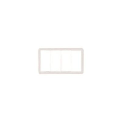 パナソニック Panasonic ワイド21プレート4レン・ベージュ WTC7104F 1個 159-7162（直送品）