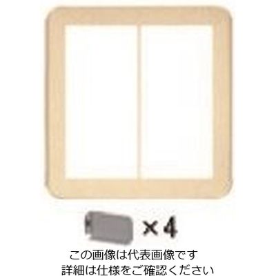 パナソニック Panasonic ワイド21簡易耐火SWプレートベージュ WTC7322F 1セット(10個) 159-3980（直送品）