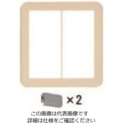 パナソニック Panasonic ワイド21簡易耐火SWプレートベージュ WTC7324F 1セット(10個) 159-2478（直送品）