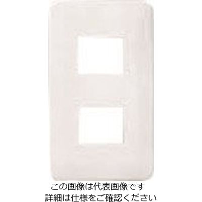 パナソニック Panasonic ワイド21コンセント用腰高プレート2コ用 WTF7052F 1セット(10個) 157-6764（直送品）