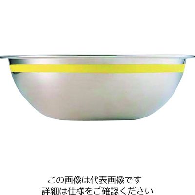 藤井器物製作所 TKG SA18ー8カラーライン ボール 39cm イエロー ABC8843 1個 186-5478（直送品）