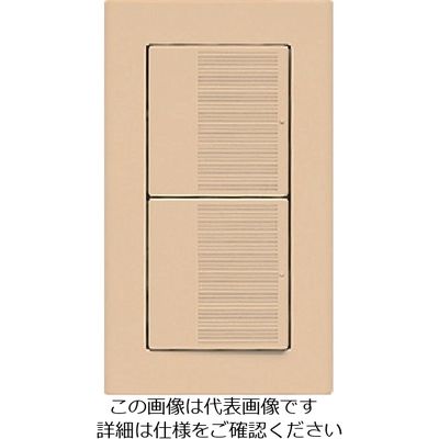 パナソニック Panasonic コスモワイドプレート1レンベージュ WT8101F 1セット(10個) 158-7793（直送品）