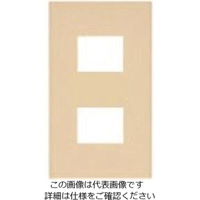 パナソニック Panasonic ワイド21コンセントプレート簡易耐火 WTF8702F 1セット(10個) 157-6728（直送品）