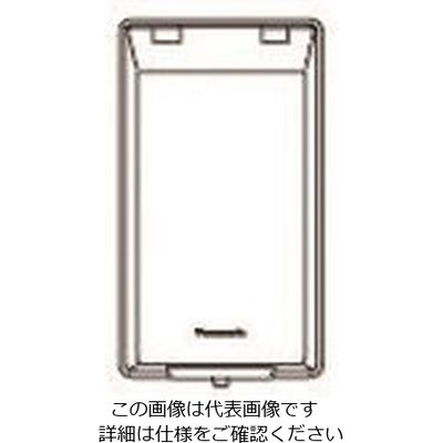 パナソニック Panasonic フルカラー金属防滴角型コンセントプレート WN7821K 1セット(5個) 158-6205（直送品）