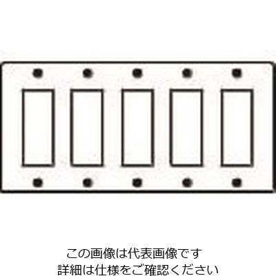 パナソニック Panasonic フルカラーステンレスプレート15コ用 WN7615K 1個 158-7860（直送品）