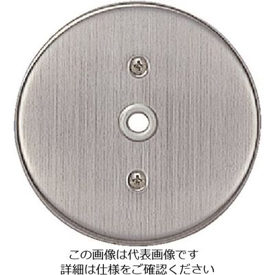 パナソニック Panasonic フルカラーステンレス丸型電話線プレート WN7680K 1セット(5個) 159-0933（直送品）