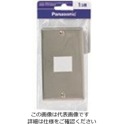 パナソニック Panasonic フルカラーステンレスプレート1コ用 WN7601KP 1セット(10個) 144-6746（直送品）